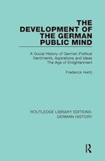 The Development of the German Public Mind