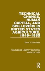 Technical Change, Human Capital, and Spillovers in United States Agriculture, 1949–1985