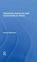 Palestinian Autonomy, Self-government, And Peace