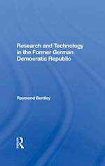 Research And Technology In The Former German Democratic Republic