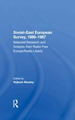 Soviet-east European Survey, 1986-1987