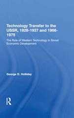 Technology Transfer to the USSR, 1928–1937 and 1966–1975