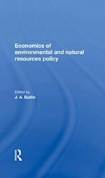 Economics of environmental and natural resources policy