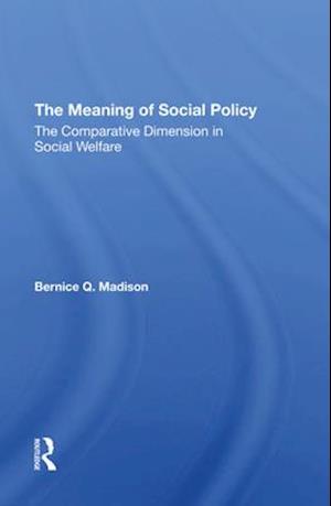 The Meaning of Social Policy