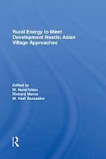 Rural Energy To Meet Development Needs