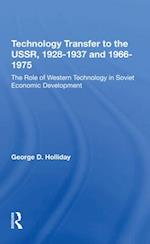 Technology Transfer to the USSR, 1928–1937 and 1966–1975