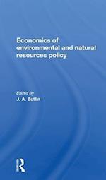 Economics of environmental and natural resources policy