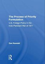 The Process Of Priority Formulation
