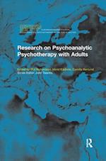 Research on Psychoanalytic Psychotherapy with Adults