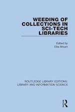 Weeding of Collections in Sci-Tech Libraries