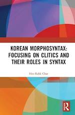 Korean Morphosyntax