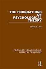 The Foundations of Psychological Theory