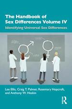 The Handbook of Sex Differences Volume IV Identifying Universal Sex Differences