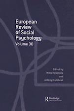 European Review of Social Psychology: Volume 30