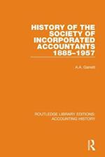 History of the Society of Incorporated Accountants 1885–1957