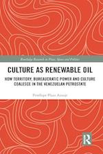 Culture as Renewable Oil