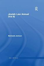 Jewish Law Annual (Vol 6)