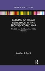 German Anti-Nazi Espionage in the Second World War