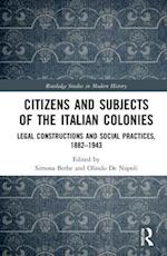 Citizens and Subjects of the Italian Colonies