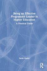 Being an Effective Programme Leader in Higher Education