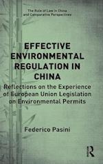 Effective Environmental Regulation in China