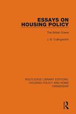 Essays on Housing Policy