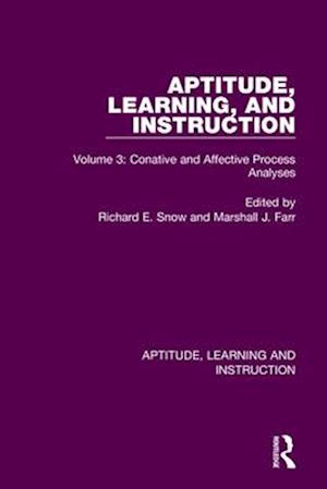Aptitude, Learning, and Instruction