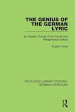 The Genius of the German Lyric