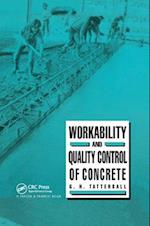 Workability and Quality Control of Concrete