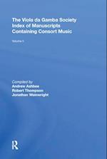 The Viola da Gamba Society Index of Manuscripts Containing Consort Music