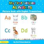 My First Galician Alphabets Picture Book with English Translations