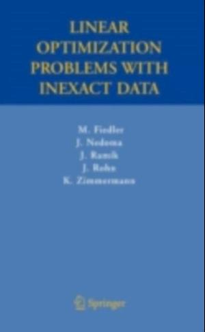 Linear Optimization Problems with Inexact Data