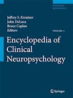 Encyclopedia of Clinical Neuropsychology