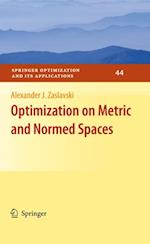 Optimization on Metric and Normed Spaces