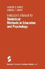 Instructor's Manual for Statistical Methods in Education and Psychology