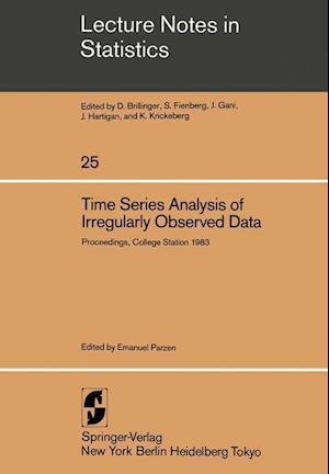 Time Series Analysis of Irregularly Observed Data