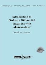 Introduction to Ordinary Differential Equations with Mathematica®
