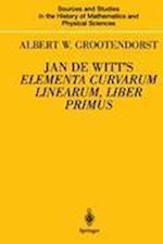 Jan de Witt’s Elementa Curvarum Linearum, Liber Primus