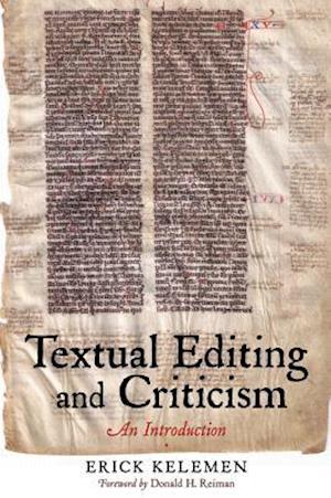 Textual Editing and Criticism