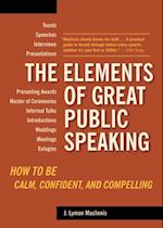 Elements of Great Public Speaking