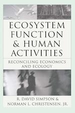 Ecosystem Function & Human Activities