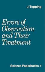 Errors of Observation and their Treatment