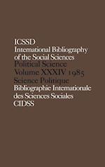 IBSS: Political Science: 1985 Volume 34