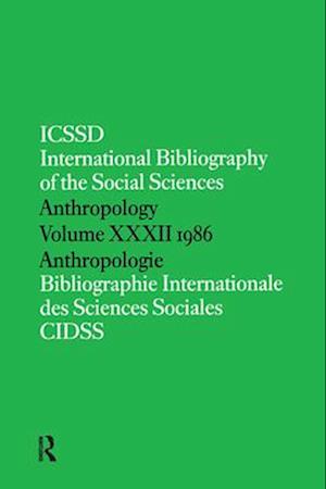 IBSS: Anthropology: 1986 Vol 32