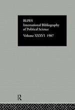 IBSS: Political Science: 1987 Volume 36