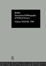 IBSS: Political Science: 1989 Volume 38