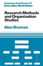 Research Methods and Organization Studies