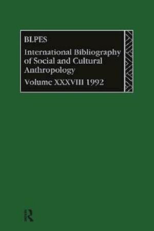 IBSS: Anthropology: 1992 Vol 38