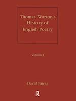 Warton's History of English Poetry