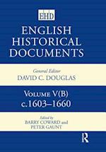 English Historical Documents, 1603–1660